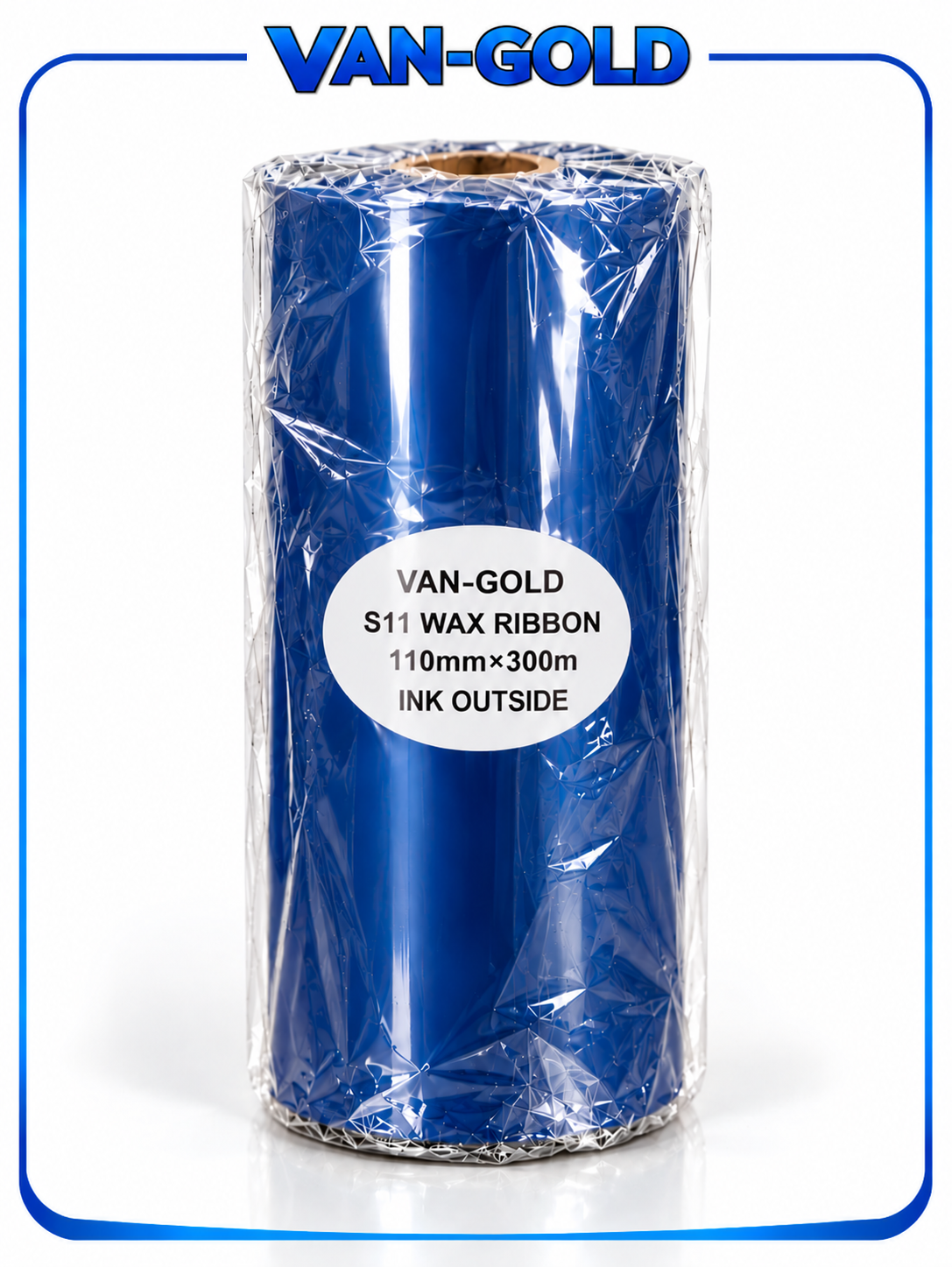 the van gold s11 wax ribbon is an economical thermal transfer ribbon designed for printing barcodes and standard paper labels in office and warehouse environments. the van gold s11 wax ribbon is an economical thermal transfer ribbon designed for printing barcodes and standard paper labels in office and warehouse environments.