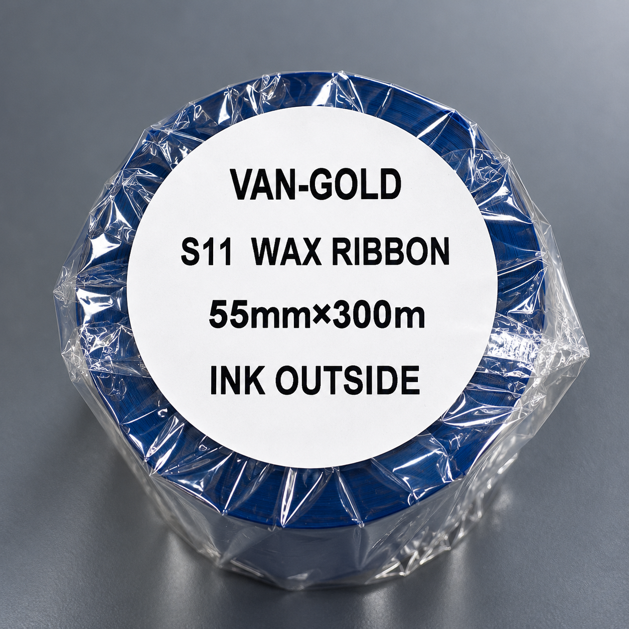 the van gold s11 wax ribbon is an economical thermal transfer ribbon designed for printing barcodes and standard paper labels in office and warehouse environments. the van gold s11 wax ribbon is an economical thermal transfer ribbon designed for printing barcodes and standard paper labels in office and warehouse environments.